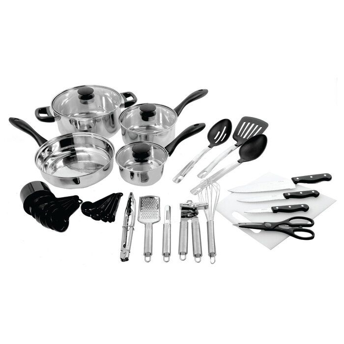 gibson 30-piece kitchen set
